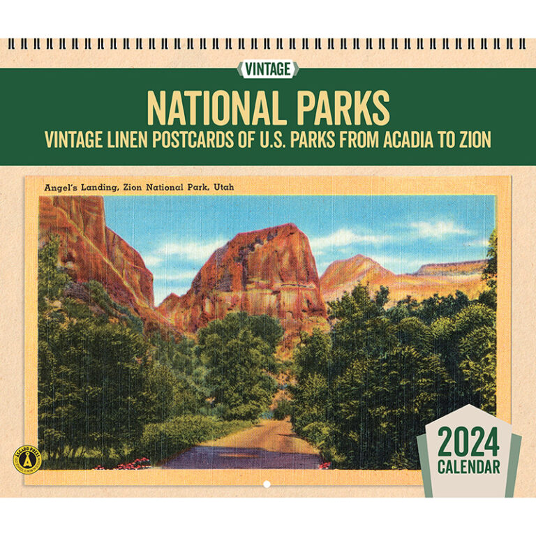2024 Vintage National Parks Calendar Asgard Press
