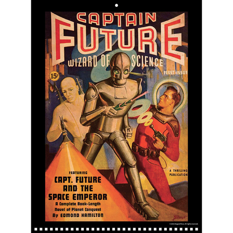 2024 Vintage SciFi Calendar Asgard Press